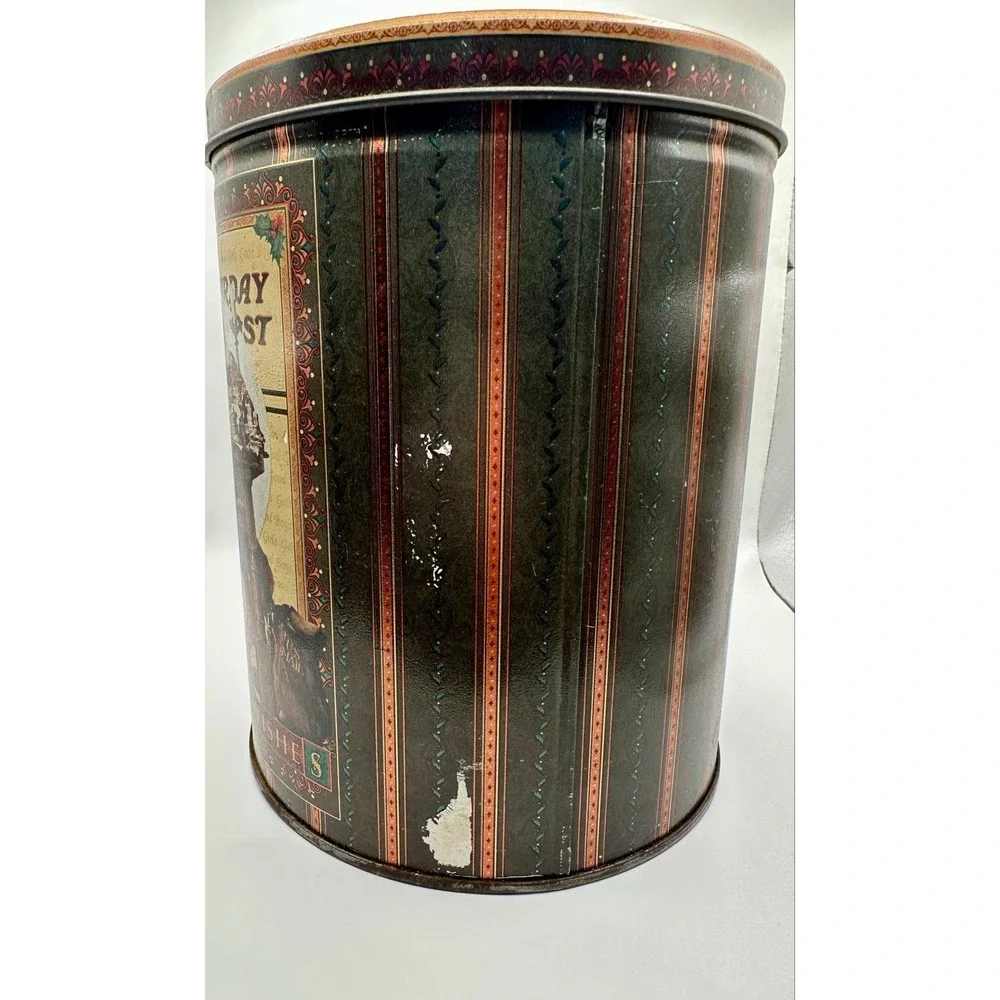 Vintage style‎ Norman Rockwell Saturday Evening Post Christmas Santa Tin